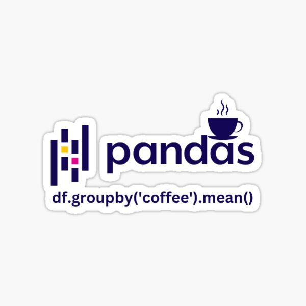 Item preview, Pandas Programming Jokes Group by Coffee designed and sold by Sci Data.