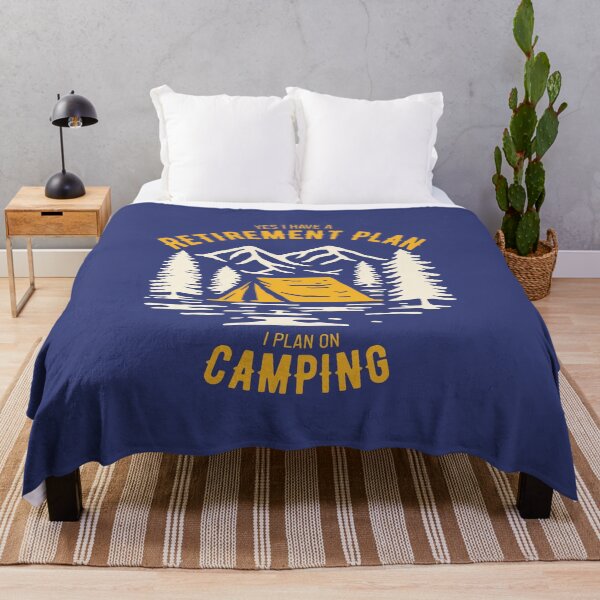 Item preview, YES I HAVE A RETIREMENT PLAN I PLAN ON CAMPING designed and sold by Billy Wong.