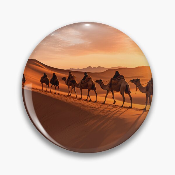 Item preview, Desert Dunes caravan walk 2 designed and sold by Art by Lilia.
