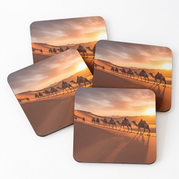 Item preview, Desert Dunes caravan walk 2 designed and sold by Art by Lilia.
