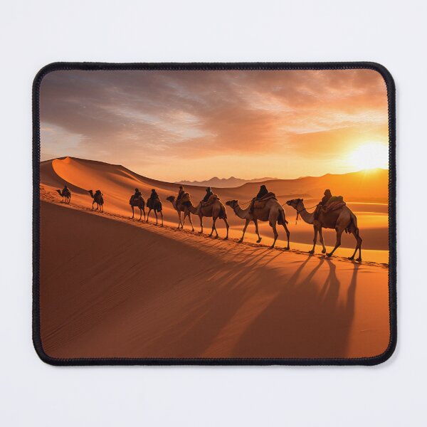 Item preview, Desert Dunes caravan walk 2 designed and sold by Art by Lilia.