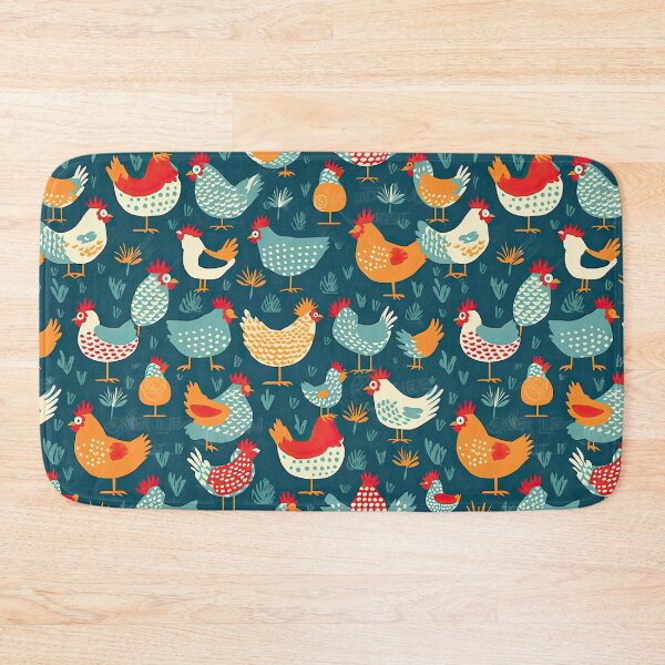 Item preview, Seamless hen digital paper designed and sold by JurgenGoLF.