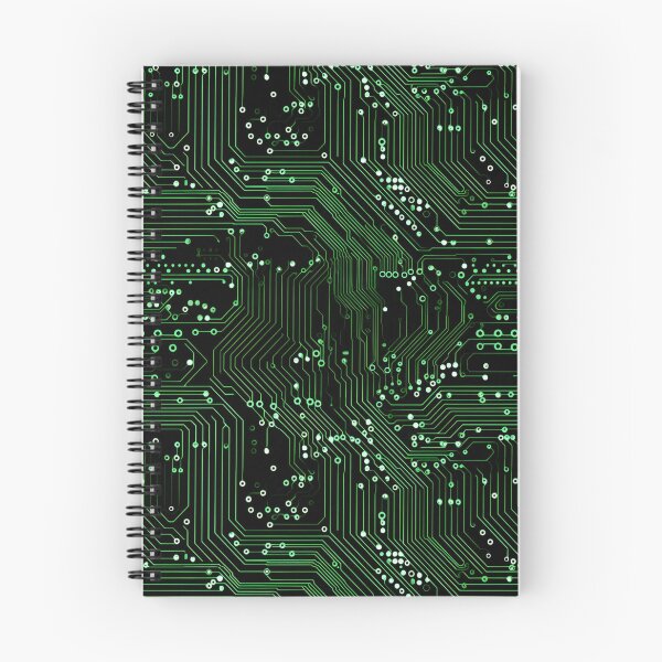 Item preview, Neon Green Circuit Board Microchip Seamless Pattern designed and sold by Sturdust.
