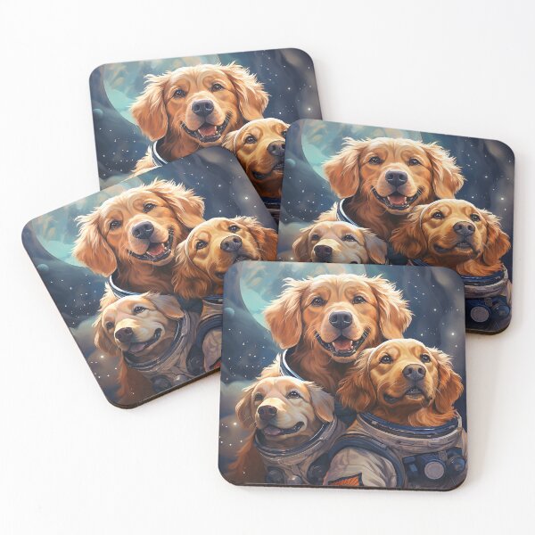 Item preview, Dreamy Dogs in Celestial Space designed and sold by SuperheroDogs.