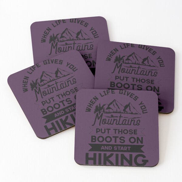 Item preview, WHEN LIFE GIVES YOU  PUT THOSE BOOTS ON AND START HIKING designed and sold by Billy Wong.