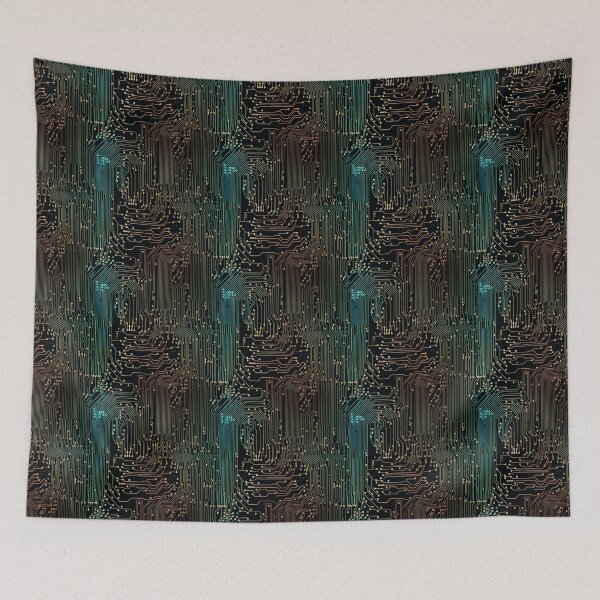 Item preview, Tech Circuit Board Seamless Pattern designed and sold by Sturdust.