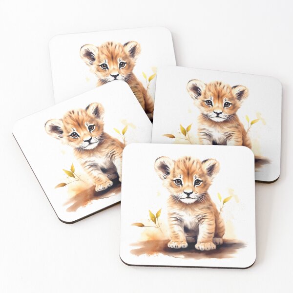 Item preview, Lion Lover - Cute Lion  designed and sold by baby-animal-art.
