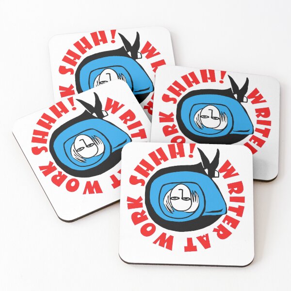 Item preview, Shhh! Writer At Work designed and sold by Boxkite.