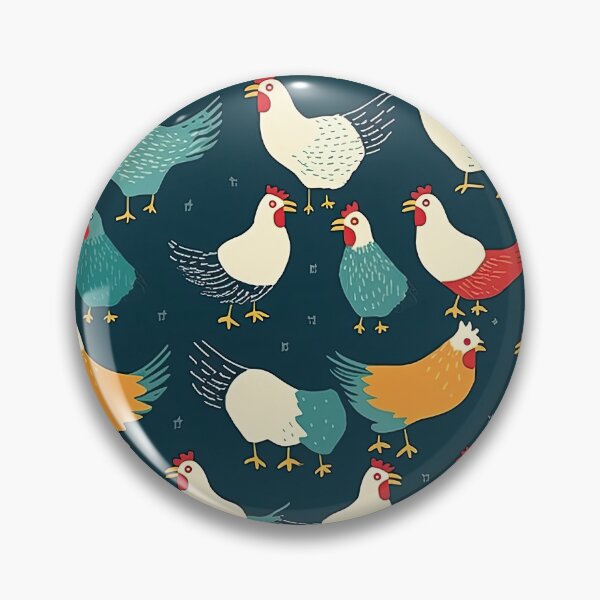 Item preview, Seamless hen digital paper designed and sold by JurgenGoLF.