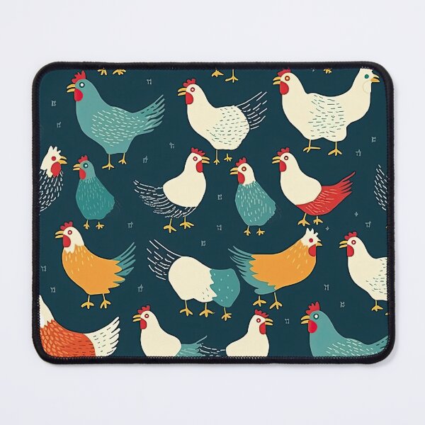 Item preview, Seamless hen digital paper designed and sold by JurgenGoLF.
