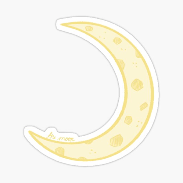 Crescent Moon Astrology and Astronomy Sticker