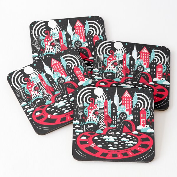 Item preview, "Vibrant Visions of Urban Life" designed and sold by Art-Vortex-fr.