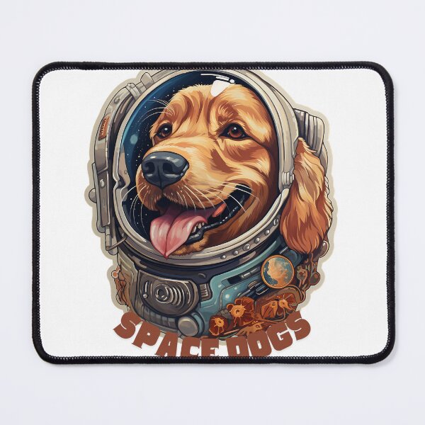 Item preview, Space Dogs Odyssey: Golden Retriever Explorer designed and sold by SuperheroDogs.