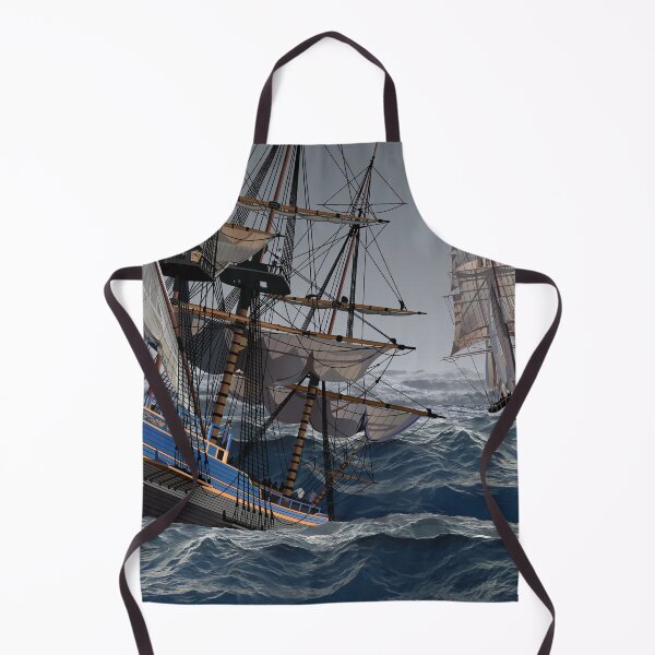 Item preview, Many Ship Design Items - Square Rig Sailing Ships in Turbulent Water designed and sold by Billers Art.