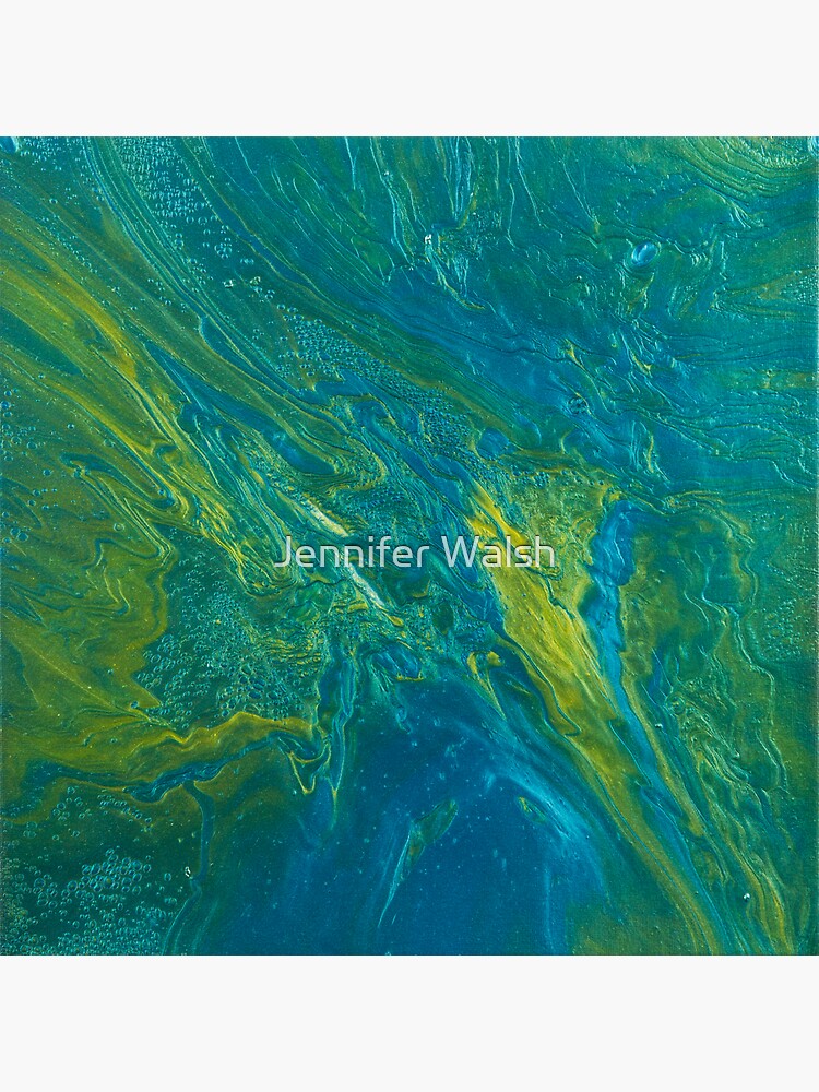 Green & Teal Abstract by InsertTitleHere