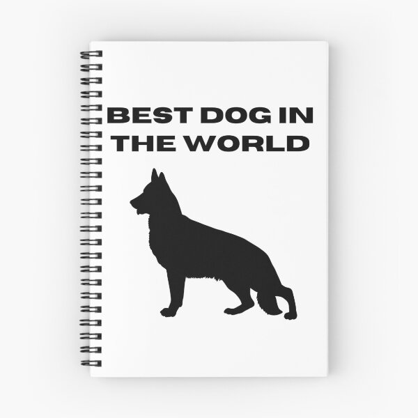Item preview, Best Dog In The World German Shepherd Dog Black Text Silhouette  designed and sold by GSDDESIGNMERCH.