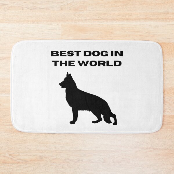 Item preview, Best Dog In The World German Shepherd Dog Black Text Silhouette  designed and sold by GSDDESIGNMERCH.
