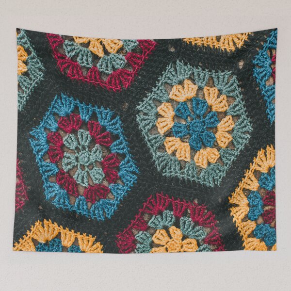 Item preview, Knitted flowers pattern designed and sold by Chirayu1111.