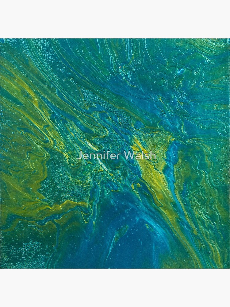 Green & Teal Abstract by InsertTitleHere