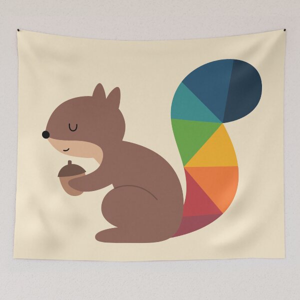 Item preview, Rainbow Squirrel designed and sold by AndyWestface.
