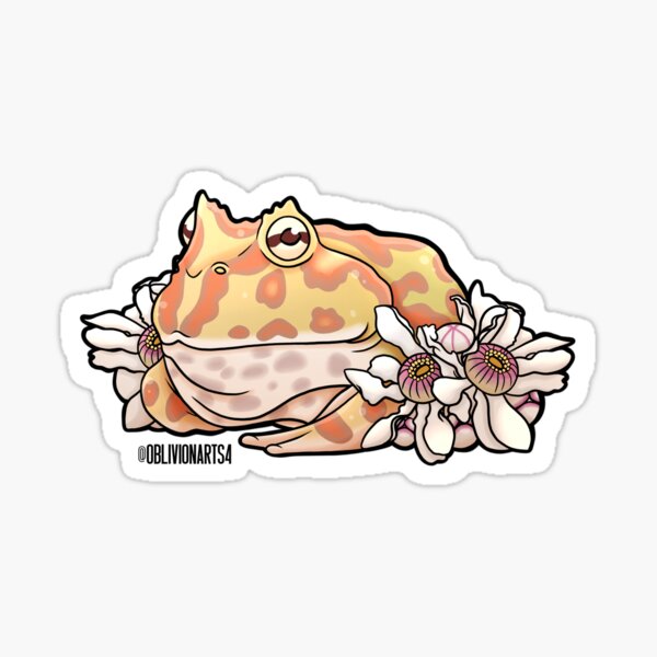 Item preview, Gustavia Albino Horned Frog designed and sold by OblivionArts4.