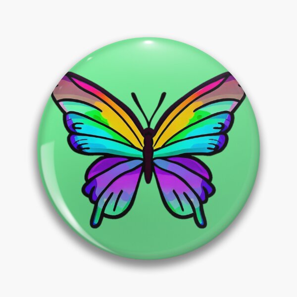 Item preview, cute colorful butterfly 6 designed and sold by Tandilia Store.