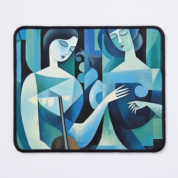 Item preview, Cubist Impressions: Blue Symphonies in Modern Art designed and sold by Piotrek0001.
