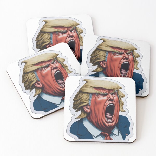 Item preview, Trump 2024 Stickers - Parody Designs for Political Commentary designed and sold by artblocksai.