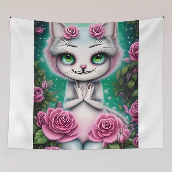 Item preview, "preppy kawaii cat" designed and sold by Songedete.