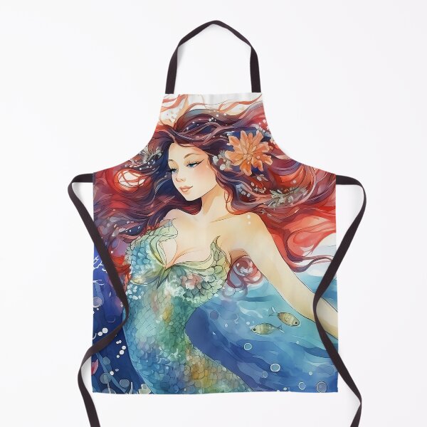 Artikelvorschau, Magisch glitzernde Meerjungfrau unter Wasser entworfen und verkauft von SpiritedArtwork.