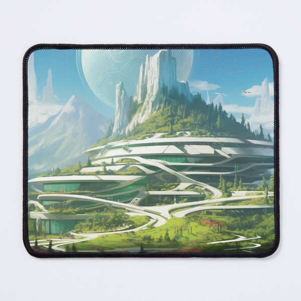 Item preview, Beautiful Utopian Landscape Scenery designed and sold by Vril Design.