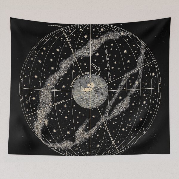 Item preview, Terrestrial and Celestial Globes (c.1855). Vintage plaque, restored by Mindthecherry designed and sold by MINDTHECHERRY.