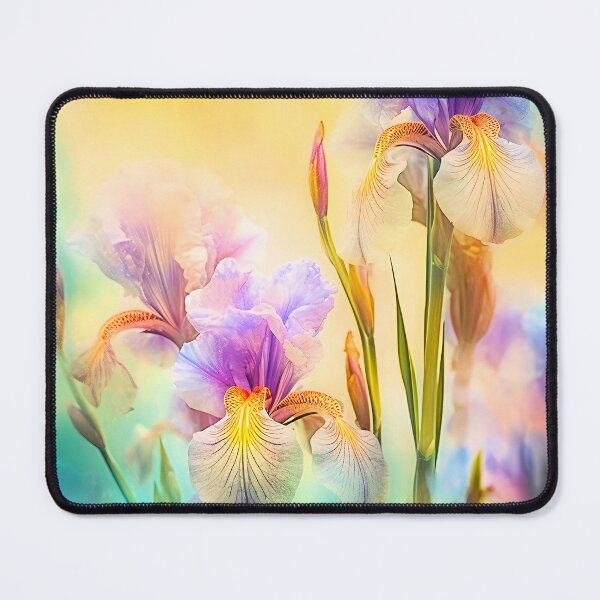 Item preview, Glowing Irises designed and sold by Red Witch Art.