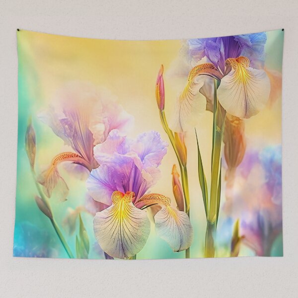 Item preview, Glowing Irises designed and sold by Red Witch Art.
