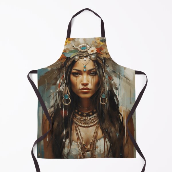 Item preview, A Beautiful Woman in Boho Art Style designed and sold by StudioRedKoala.