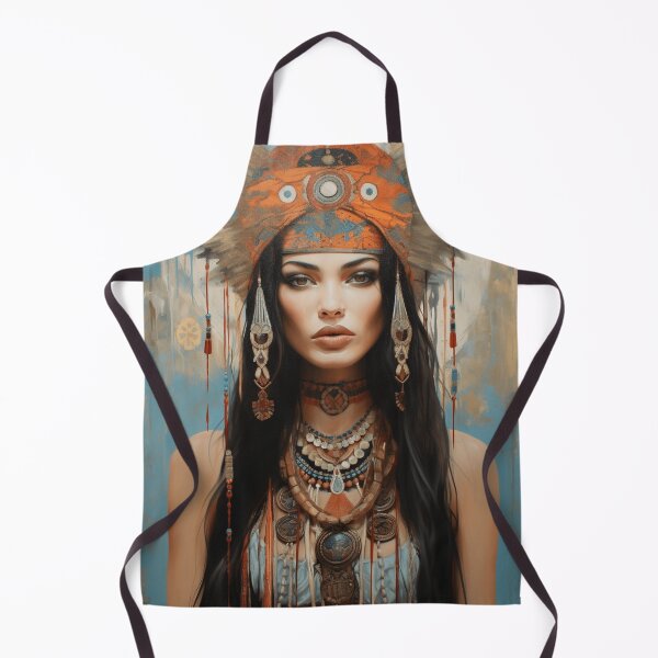 Item preview, A Beautiful Woman in Boho Art Style designed and sold by StudioRedKoala.
