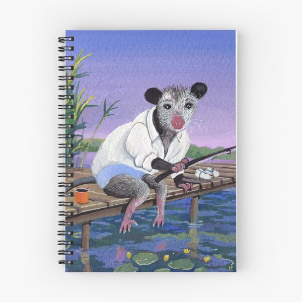 Item preview, Opossum Fishing designed and sold by Ekaterina Khozatskaya.