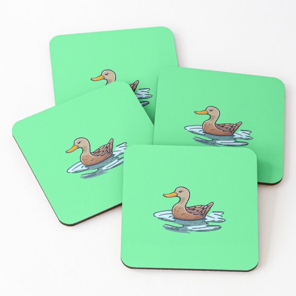 Item preview, cute duckling swimming designed and sold by Tandilia Store.
