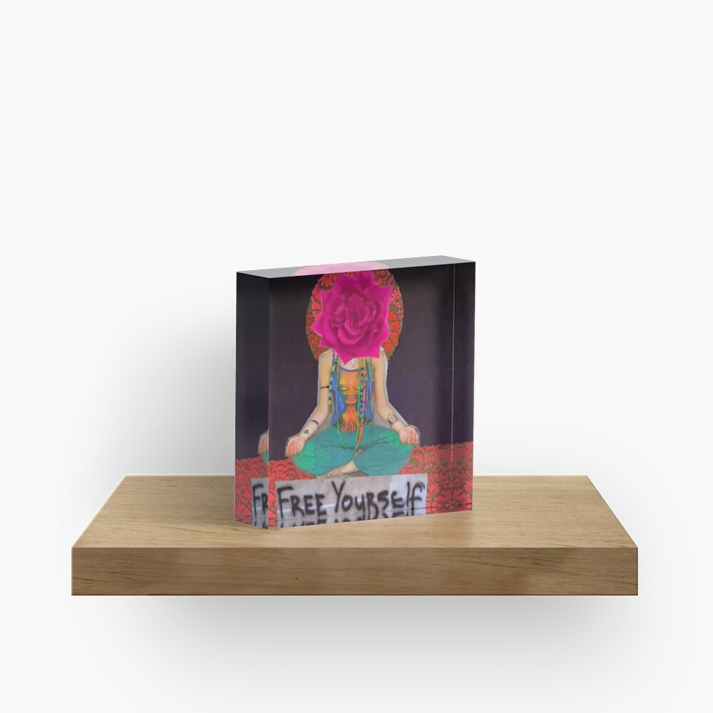 Free Yourself Acrylic Block