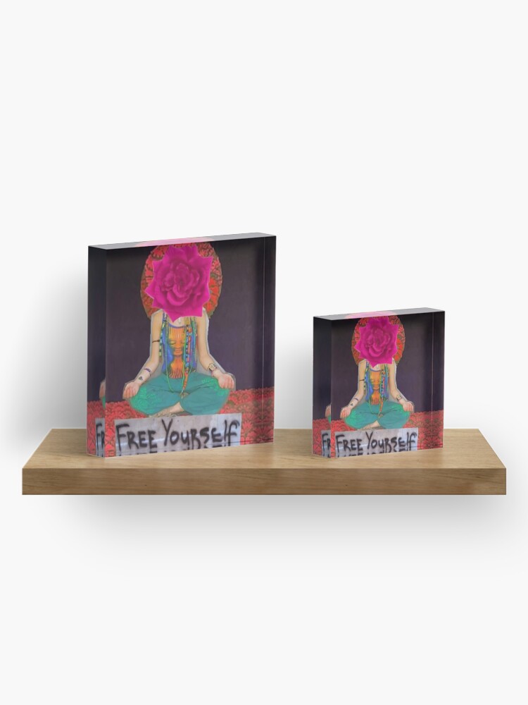 Alternate view of Free Yourself Acrylic Block