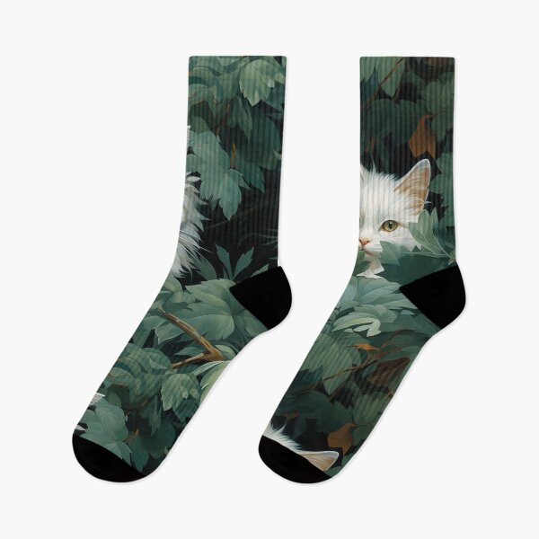 Item preview, cat in garden designed and sold by duangbj.