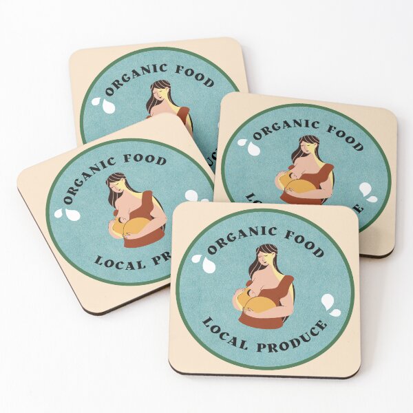 Item preview, Organic Food Local Produce Breastfeeding Positivity designed and sold by Boobing and Grooving.