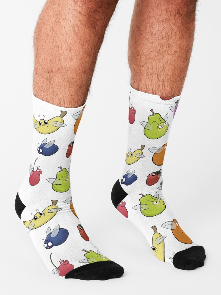 Thumbnail 3 of 5, Socks, Fruit Flies designed and sold by amoebasisters.