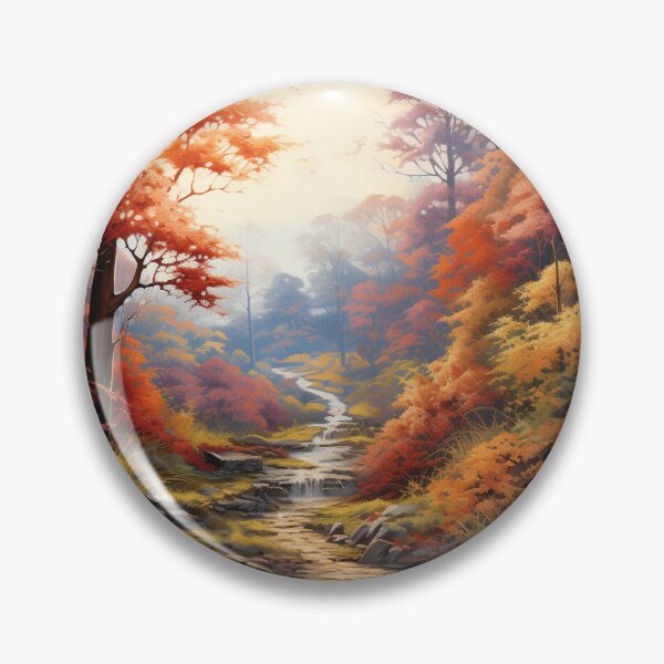 Item preview, Autumn Forest with Vibrant Foliage designed and sold by StudioRedKoala.