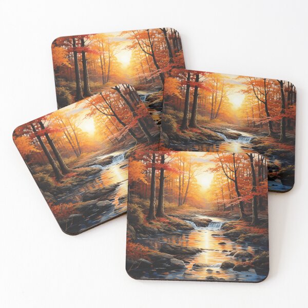Item preview, Autumn Forest with Vibrant Foliage designed and sold by StudioRedKoala.