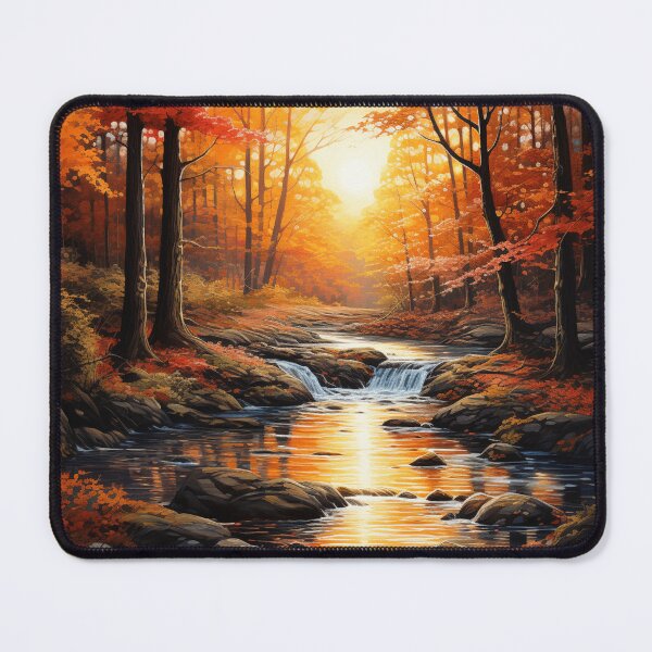 Item preview, Autumn Forest with Vibrant Foliage designed and sold by StudioRedKoala.