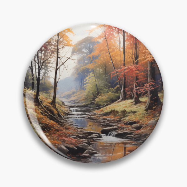 Item preview, Autumn Forest with Vibrant Foliage designed and sold by StudioRedKoala.