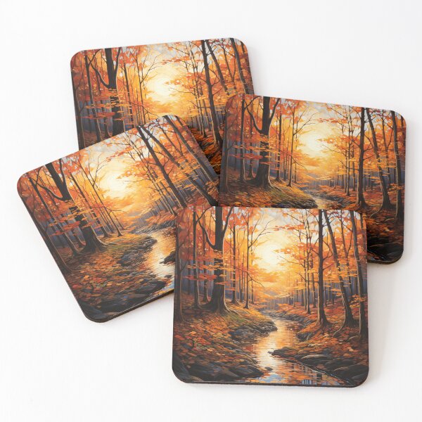 Item preview, Autumn Forest with Vibrant Foliage designed and sold by StudioRedKoala.