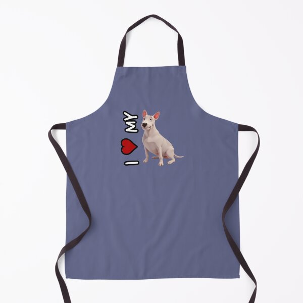Item preview, I love my dog - Animated Bull Terrier in 3D style designed and sold by ChickNickStudio.