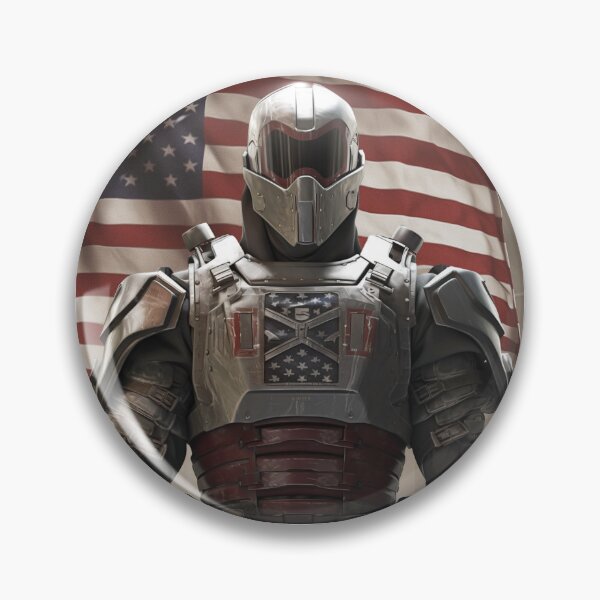 Item preview, American Robot War Art designed and sold by JustArtDesign9.